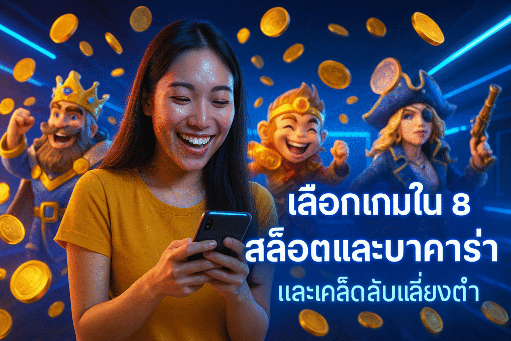 เลือกเกมใน 8 PG สล็อตและบาคาร่า และเคล็ดลับเสี่ยงต่ำ