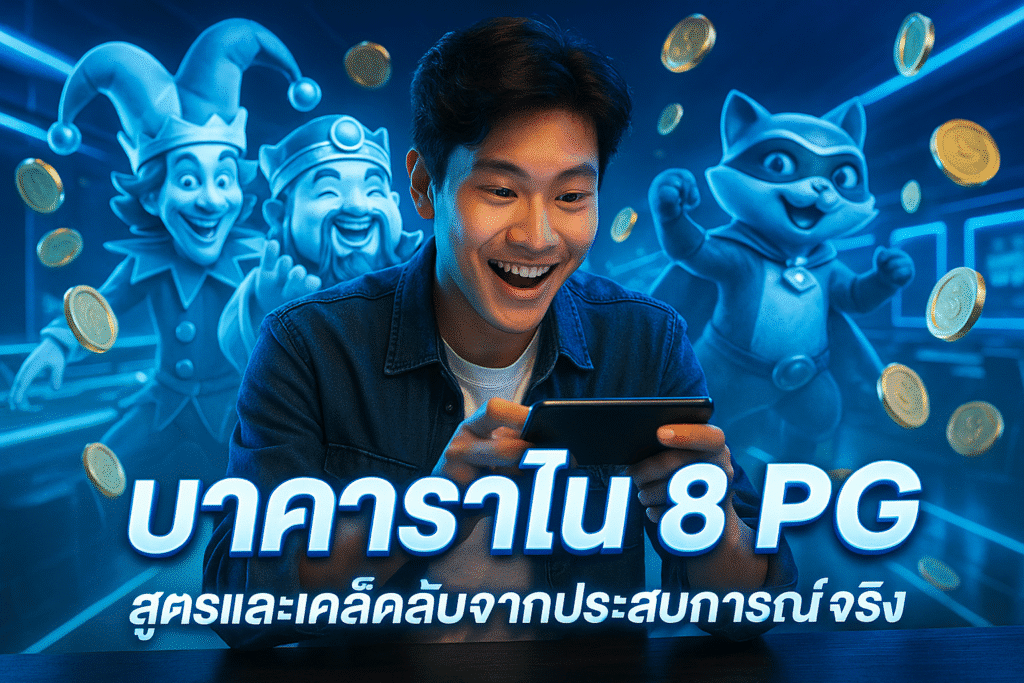 บาคาร่าใน 8 PG สูตรและเคล็ดลับจากประสบการณ์จริง