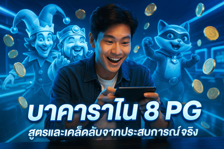 บาคาร่าใน 8 PG สูตรและเคล็ดลับจากประสบการณ์จริง