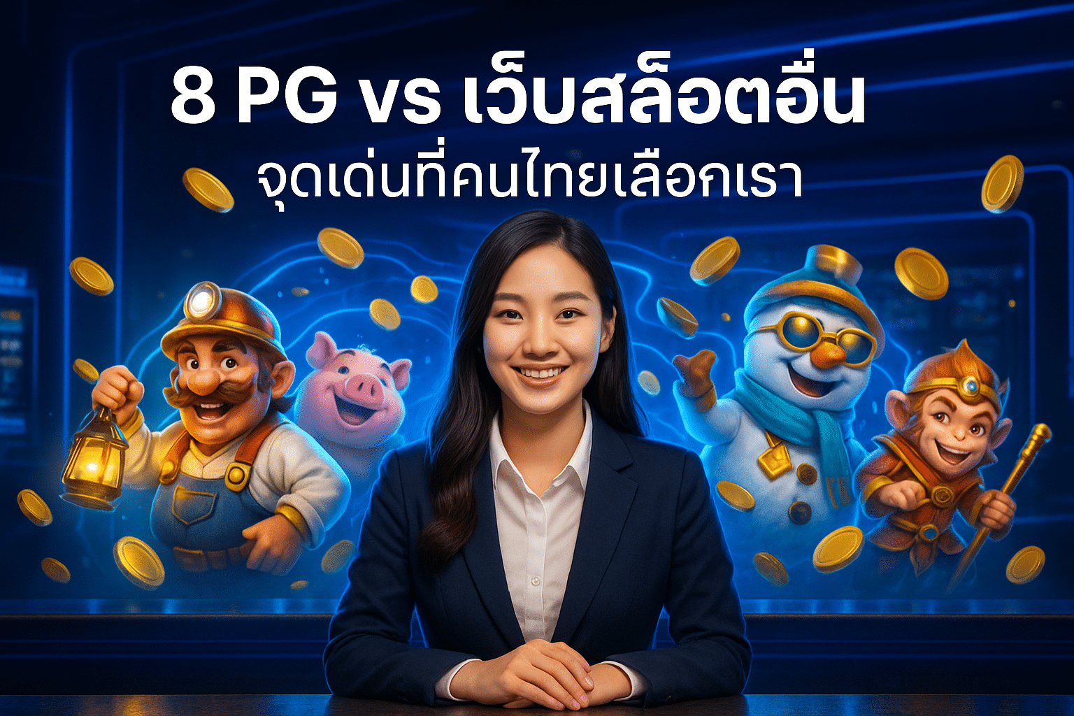 8 PG เทียบกับเว็บสล็อตอื่น จุดเด่นที่คนไทยเลือกเรา