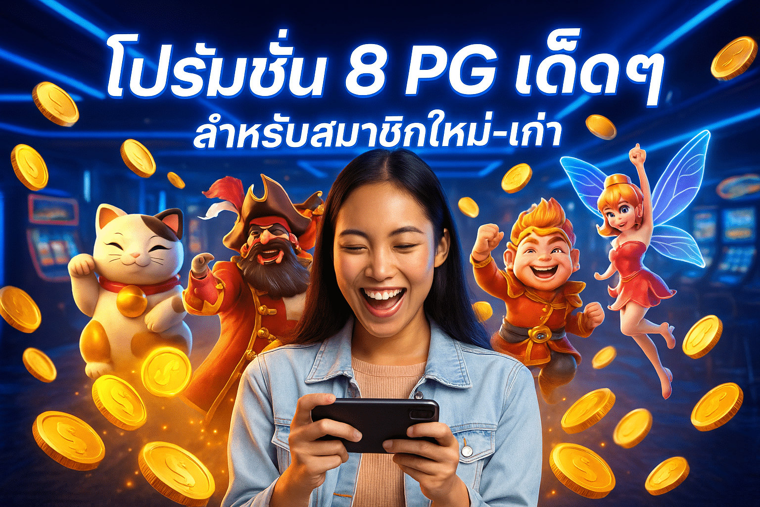 โปรโมชั่น 8 PG เด็ดๆ สำหรับสมาชิกใหม่และเก่า